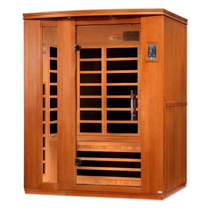 Dynamic Saunas Lugano Elite DYN-6336-02 | 3 Person, Ultra Low Far Infrared Sauna