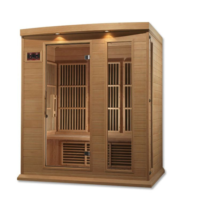 Maxxus MX-K306-01 | 3 Person Low EMF Indoor FAR Infrared Sauna - Hemlock or Cedar